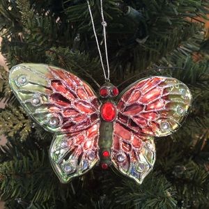 Gorgeous butterfly Christmas ornament